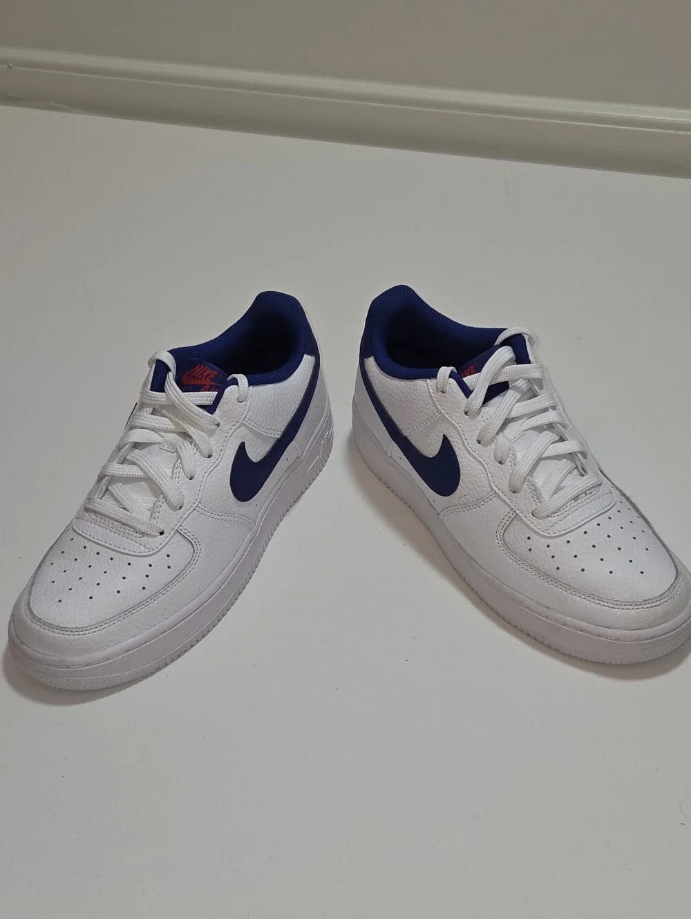 Nike Air Force 1 Low GS 6Y White Royal Blue Red AF1 Retro Streetwear Sneakers